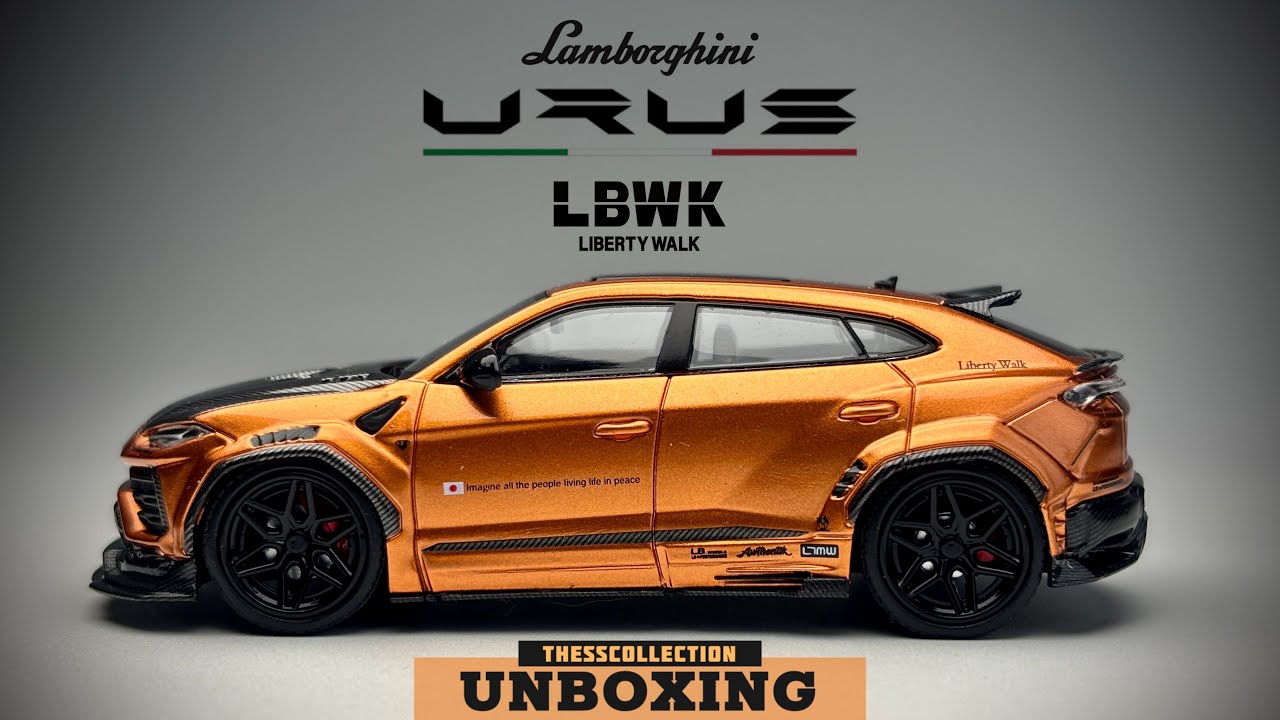 Lamborghini Urus | LBWK Widebody | Flame Model | 1:64 | Orange Beast ...