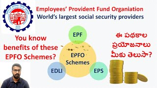 Benefits of EPFO Schemes Explained in Telugu epfo epf eps eps95latestnewstoday