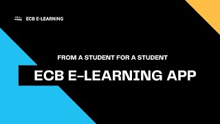 ECB E-LEARNING APP PROMO VIDEO