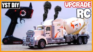 [Upgrade] RC Concrete mixer truck is very simple