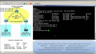 GNS3 Topology: LAN Protocol over L2TPv3 (port-to-port manual session with keepalive) Part 2 of 3