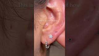 💎 Flat Back Earrings 101: How They Work + Step-by-Step Insertion Guide! ✨
