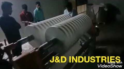 Non woven Slitting Rewinding Machine | J&D Industries