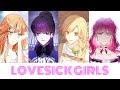 Lovesick Girls X Manhwa || MULTIFEMALES || MMV