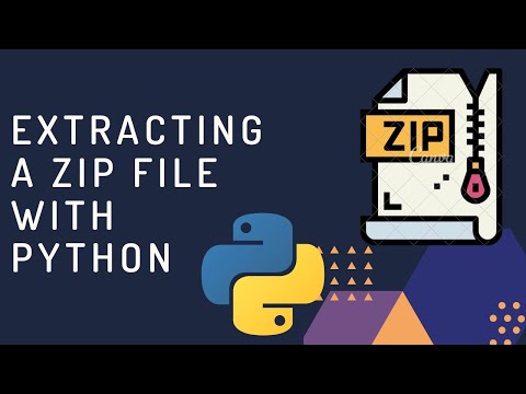 Python: Extracting a zip file