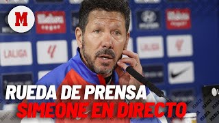 EN DIRECTO I Rueda de prensa de Simeone previa al partido de La Liga contra el Valladolid