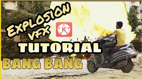 TUTORIAL EXPLOSION FX ( BLAST FX) | KINEMASTER TUTORIAL |
