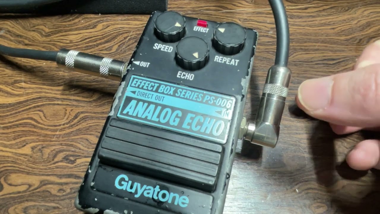 🌑☆ GUYATONE ANALOG ECHO PS-006 (BBD Chip (Bucket Brigade Device
