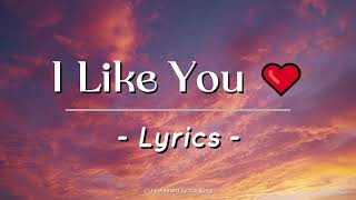 I Like You ❤️ | Cute English Love Song Lyrics | Soft Romantic Song 2026 (Official Lyric Video) screenshot 1