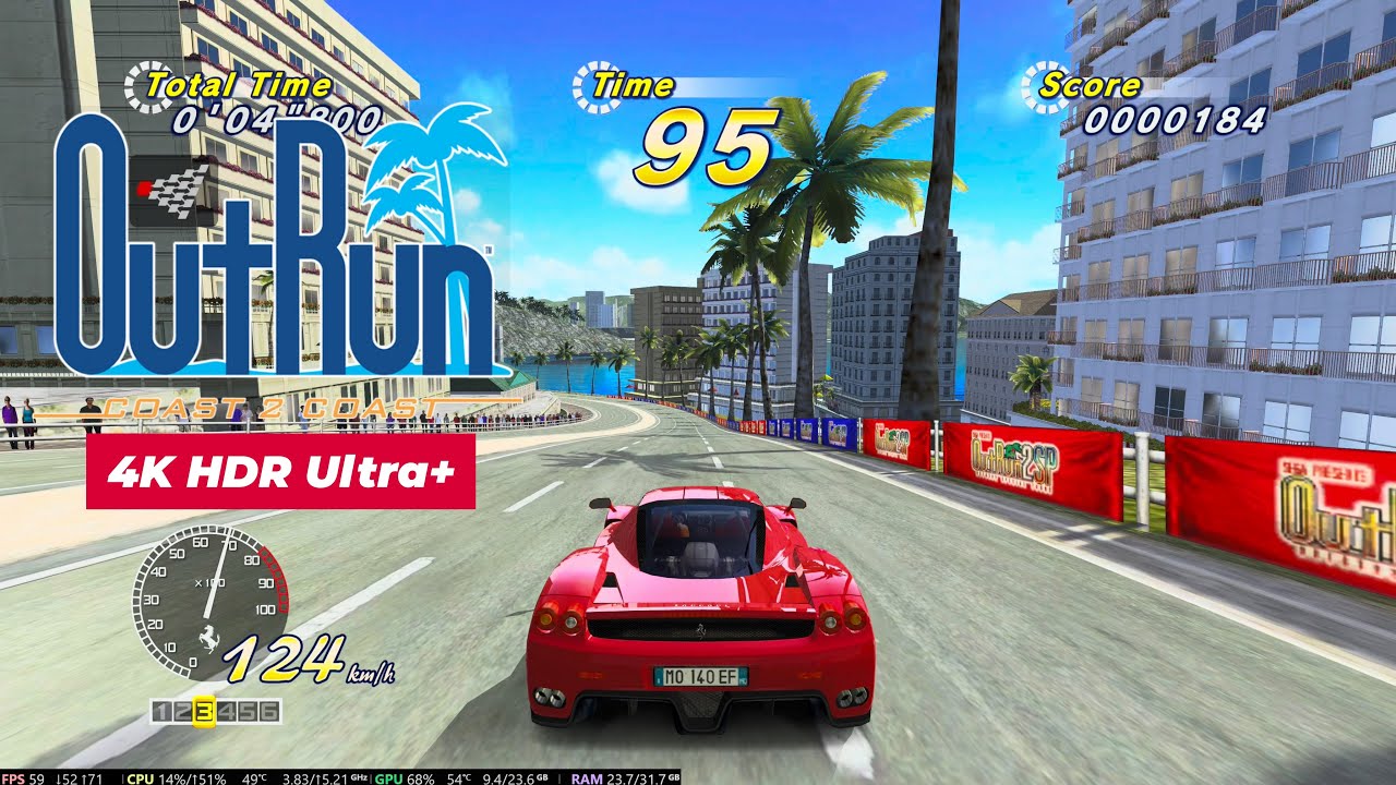 OutRun 2006: Coast 2 Coast | 4K HDR | 60FPS | Ultra+ | - YouTube