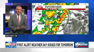 First Alert Weather Day Thursday - April 1, 2026 10 p.m. Update