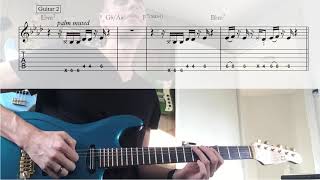 Jamiroquai - Little L [TABS in video guitar cover]