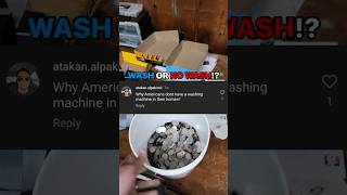 * 20% of Americans Don’t Have Washers!? Several reasons could contribute to why!