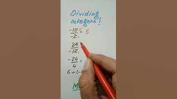 Dividing Integers#MathMarrow#Math shorts#Division of Integers