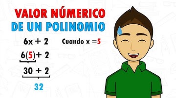 VALOR NUMÉRICO DE UN POLINOMIO Super facil  -Para principiantes