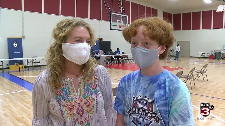 12-year-old gets COVID vaccine in Lafayette 05/13/2021