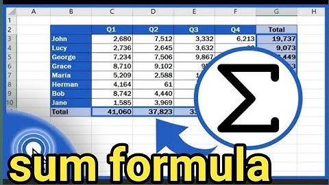 Formula of Sum, Percentage, If Function, Merge & Center MS Excel 2007 Tutorial in Hindi