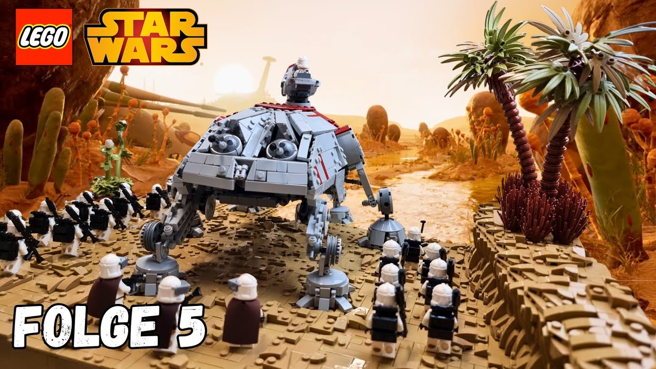 Noch mehr Pflanzen: Zweites Modul fertiggestellt | LEGO Star Wars Saleucami MOC – Teil 5