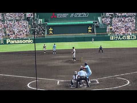 近江高校　チャンステーマに乗せて先制