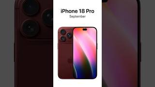 iPhone 18 Pro Launch Timeline 🔥 New Features 😍#shorts #tech #reels #iphone18pro