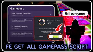 [ FE ] Unlock All Gamepass Script - ROBLOX SCRIPTS - Kill Everyone, Crash Server