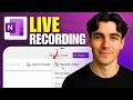 How To Live Record Audio Or Video In OneNote (Tutorial 2026)