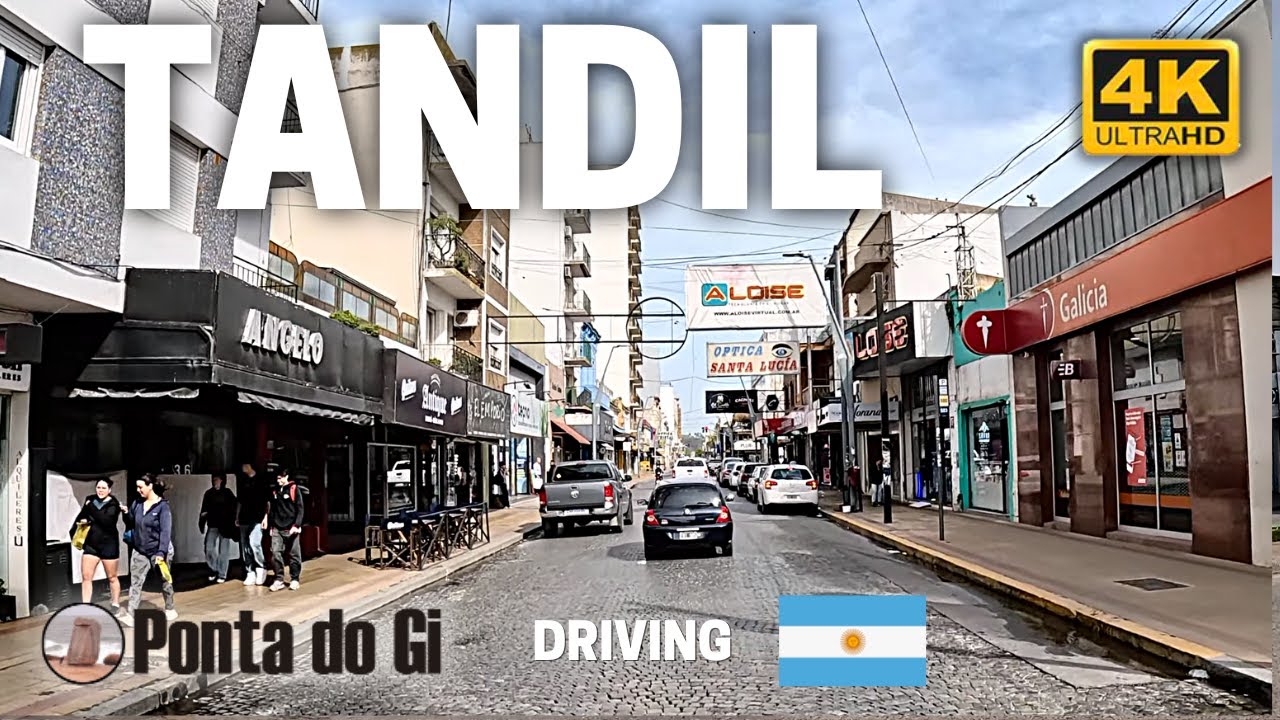 HERMOSA CIUDAD DE TANDIL recorrida en octubre 2025 #driving tour virtual 4k Buenos Aires - Argentina