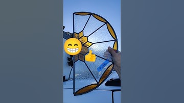 part 4 cool ideas project #T.H treehouse I found stained glass in Goodwill