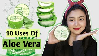 10 Ways to Use Alovera gel - Nature Republic Aloevera 92% Soothing Gel Review | Makeup Mistress