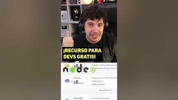 🔥 RECURSOS GRATIS para DEVS que quieren HOSPEDAR sus APIS y WEBS (alternativas a Heroku)