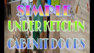 Gawa sa playwood na simpling pinto ng under kitchen #diy #woodworking  #kitchen