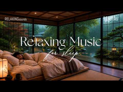 FALL INTO SLEEP INSTANTLY - Relaxing Piano Music with Rain Sounds for Stress and Insomnia Relief