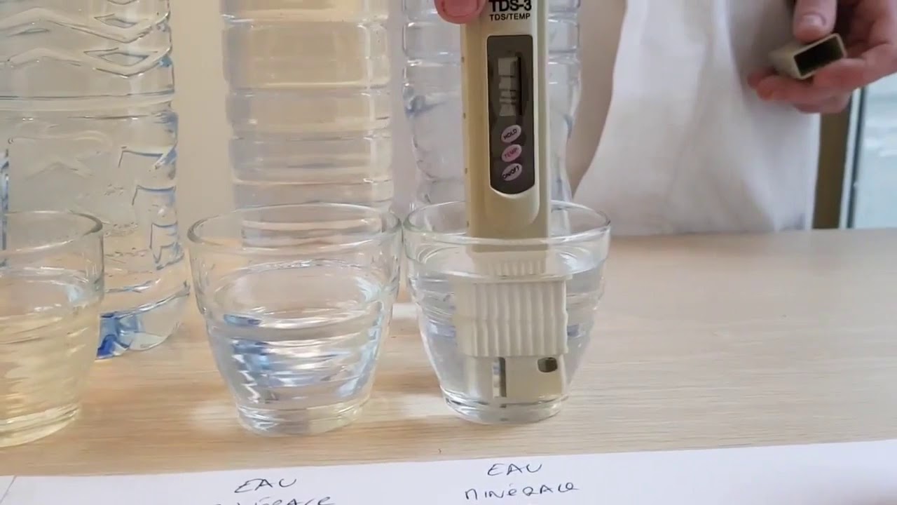 Expérience de l'électrolyse de l'eau appliquée à l'eau de boisson YouTube