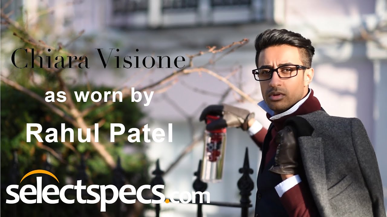 Chiara Visione UCV1002 (Shiny Black) on Rahul Patel with Selectspecs.com