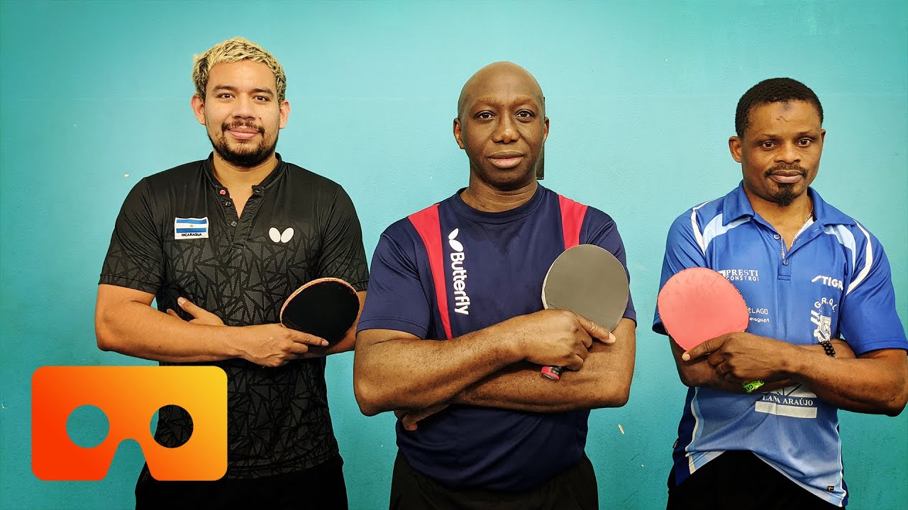 VR180 3D Las Vegas Table Tennis Dr Dayo Mokuolu Interview VR IRL ping