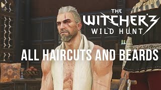 The Witcher 3 - All Haircuts and Beards [All Styles]