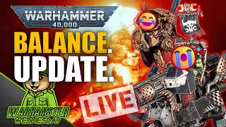 🔴The great Space Marine update is here! | Warhamster Wednesday 40k Live Stream Show