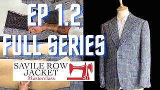 Ep.1.2 - Cutting out the jacket | How to make a bespoke Jacket