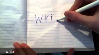 write: video dictionary definition