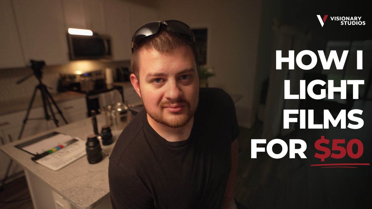 $50 Lighting Setup for CINEMATIC Films