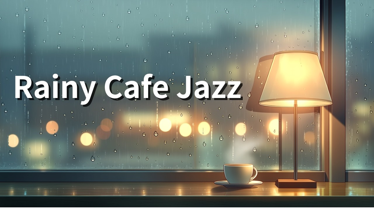 Cozy Cafe Jazz on a Rainy Afternoon | Study BGM 3 Hours