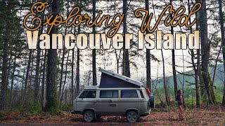 Exploring Wild Vancouver Island in our Vanagon.  Port Renfrew and Nitinat Lake