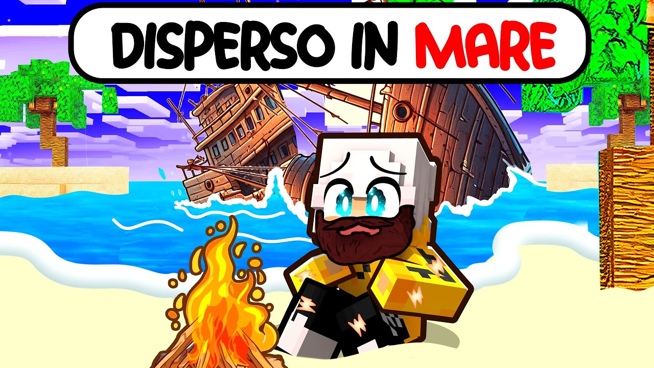 SONO SOPRAVVISUTO ad un INCIDENTE NAVALE in Minecraft