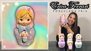 видео: Как сделать БУТЫЛКУ ДЛЯ РУССКОЙ КУКЛЫ МАМУШКА МАТРИОШКА за 21 минуту | Эрика Феррари Холодный Фарфор картинка: Как сделать БУТЫЛКУ ДЛЯ РУССКОЙ КУКЛЫ МАМУШКА МАТРИОШКА за 21 минуту | Эрика Феррари Холодный Фарфор