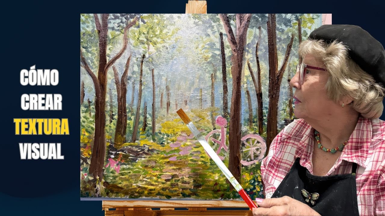 Cómo se hace textura visual, 3ra Parte y final de la pintura