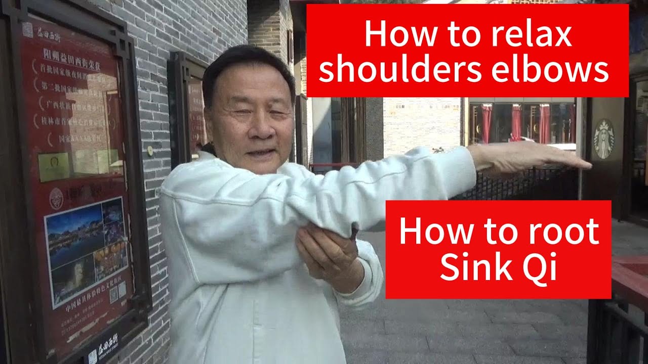 Как расслабить плечи и локти, как укорениться 