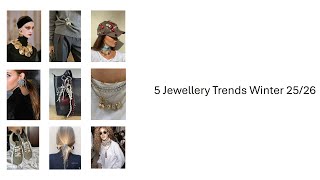 5 Jewelry Trends for Winter 2025/26 | Elegant, Chic & Timeless 5 Jewelry Trends for Winter 2025/26 | Elegant, Chic & Timeless