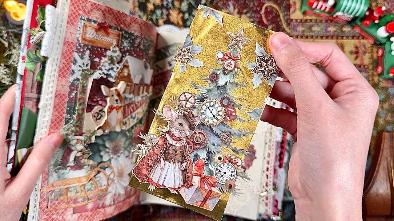 🎄크리스마스 다꾸 몰아보기ㅣASMRㅣvintage journal