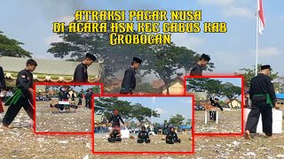 atraksi pagar nusa di acara Hari santri kec gabus kab Grobogan