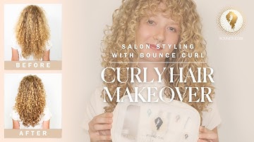 ✨ Salon Tutorial: Curly Hair Makeover with Bounce Curl Stylist Melanie Cash ✨